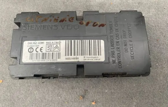 Citroen C5 Other control units/modules 9655140080 S120231100F