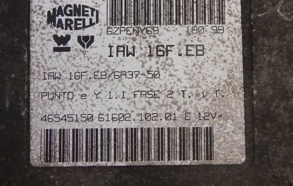 Fiat Punto (176) Engine control unit/module ECU 46545150