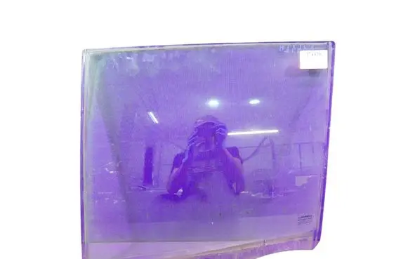Renault Modus Front door window glass four-door