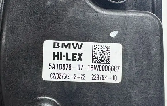 BMW X1 U11 Rear window lifting mechanism without motor 5A1D878