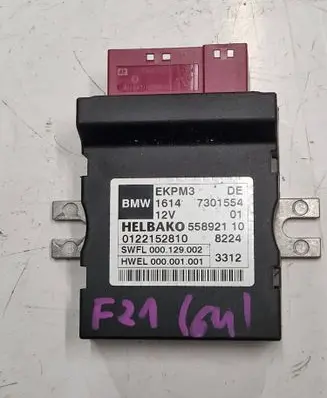 BMW 1 F20 F21 Fuel injection pump control unit/module 7301554