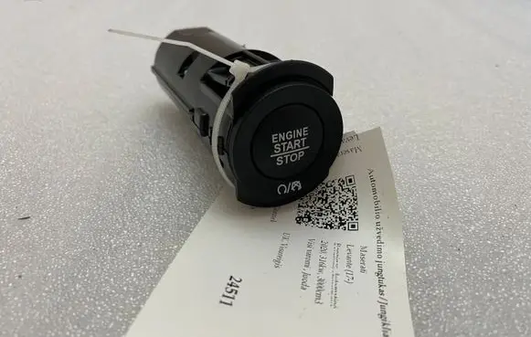 Engine start stop button switch