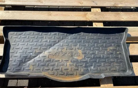 Toyota Aygo AB10 Rubber trunk/boot mat liner 