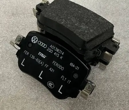 Volkswagen Polo VI Brake pads (rear) 2Q0698451D