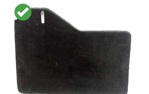 Mercedes-Benz C W203 Rear seat side top trim A2039241662 00009D87 2039241662