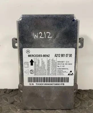 Mercedes-Benz E W212 Airbag control unit/module A2129010700 5WK43871