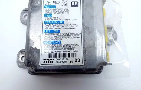 Honda Civic Airbag control unit/module 77960SMGG021M1