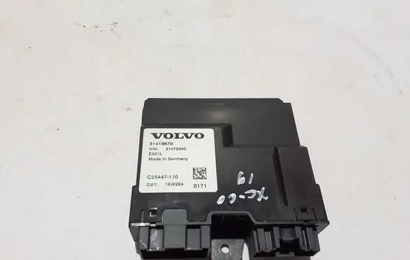 Tailgate/trunk control unit/module