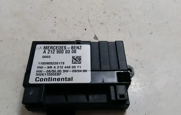 Mercedes-Benz C W204 Fuel injection pump control unit/module A2129000306