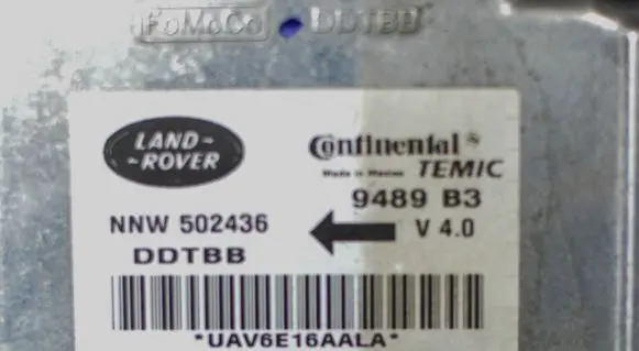 Land Rover Discovery 4 - LR4 Airbag control unit/module NNW502436