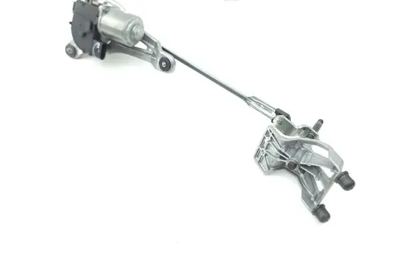 Front wiper linkage and motor