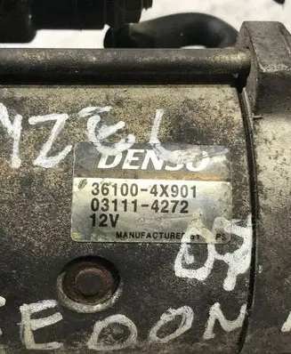 KIA Sedona Starter motor 361004X901 031114272