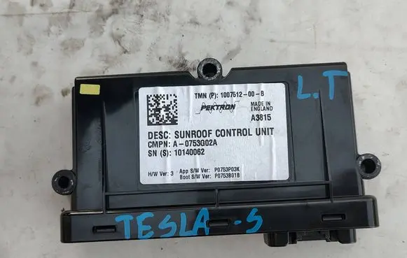 Tesla Model S Other control units/modules 1007512-00-B