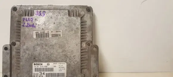Peugeot 607 Engine control unit/module 9645534380 0281010880 EDC15C234