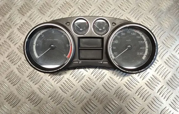 Peugeot 308 Speedometer (instrument cluster) 9666649080 5550015540
