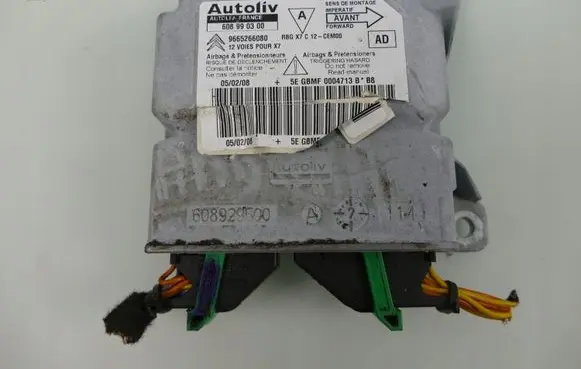 Citroen C5 Airbag control unit/module 9665266080