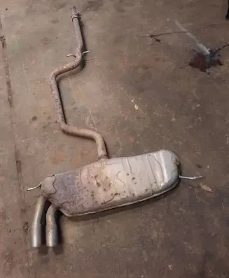 Volkswagen Golf VI Muffler/silencer 1K6253811T 1K6253811 1K0120B