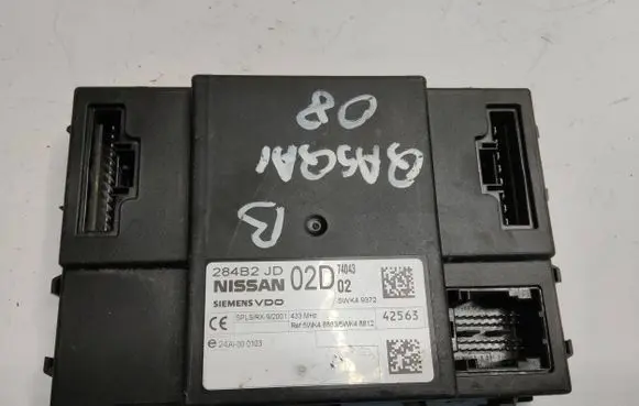 Nissan Qashqai Comfort/convenience module 284B2JD02D 5WK49372 42563