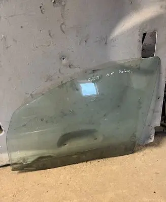 Mitsubishi Colt Front door window glass four-door