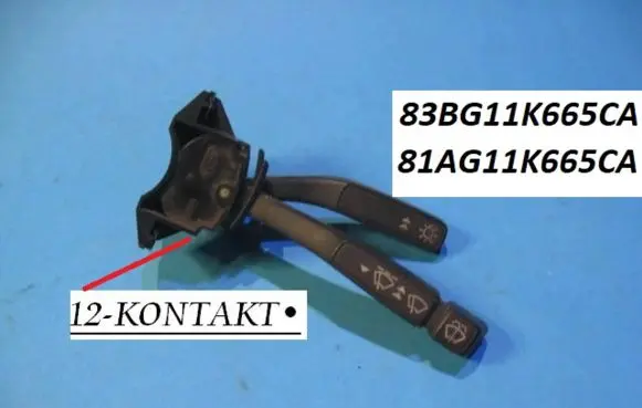 Ford Escort Wiper control stalk 83BG11K665CA 81AG11K665CA