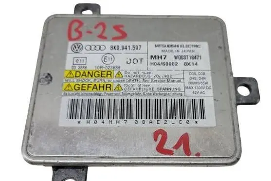 Audi A4 S4 B8 8K Headlight ballast module Xenon 8K0941597.Kolumb