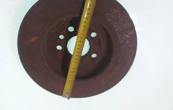 Volvo S80 Rear brake disc