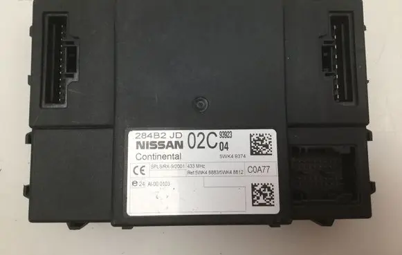 Nissan Qashqai Comfort/convenience module 284B2JD02C