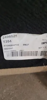 Mercedes-Benz ML W164 Trunk/boot floor carpet liner A1646800902