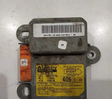 Peugeot 406 Airbag control unit/module 550539500 9628757180