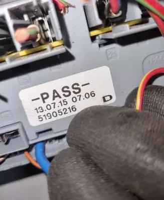 Fiat 500 Fuse module 51905216 1307150706