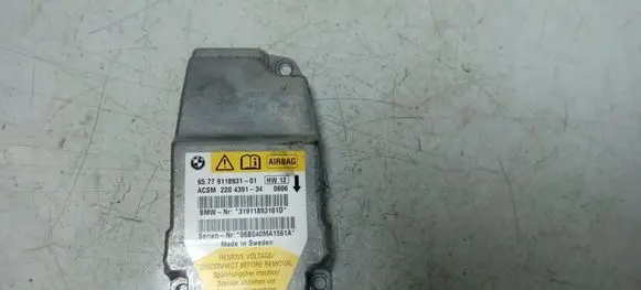 BMW 5 E60 E61 Airbag control unit/module 9118931 65779118931 2204391