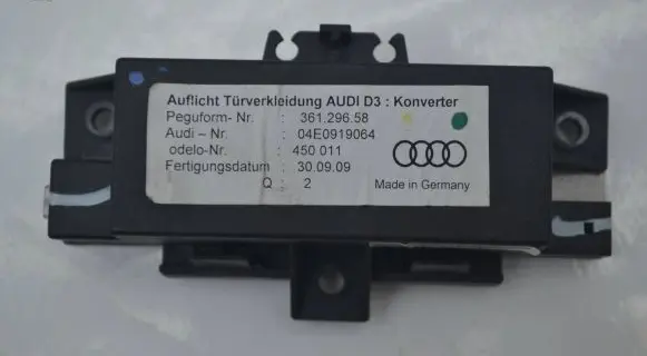 Audi A8 S8 D3 4E Door control unit/module 04E0919064 36129658 450011