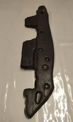 Front bumper foam support bar