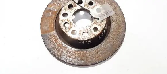 Volkswagen PASSAT B6 Rear brake disc neventiliuojamas