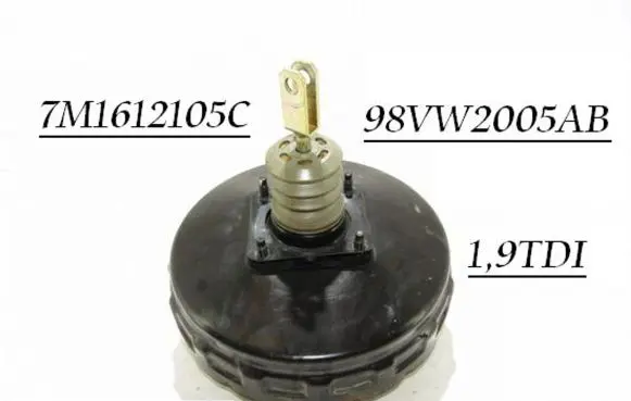 Seat Alhambra (Mk1) Brake booster 98VW2005AB 7M1612105C