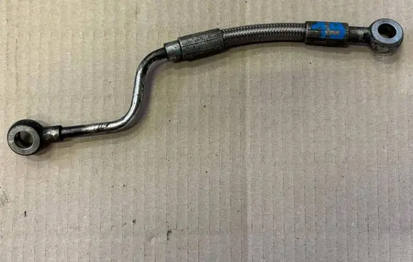 Fiat 500 Turbo turbocharger oiling pipe/hose 55201945