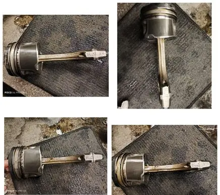 Toyota RAV 4 (XA30) Piston with connecting rod 02647 02646 02640