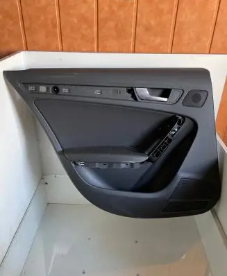 Rear door card panel trim