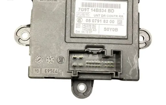 Jaguar XF Door control unit/module 7G9T14B534BD 0507918200