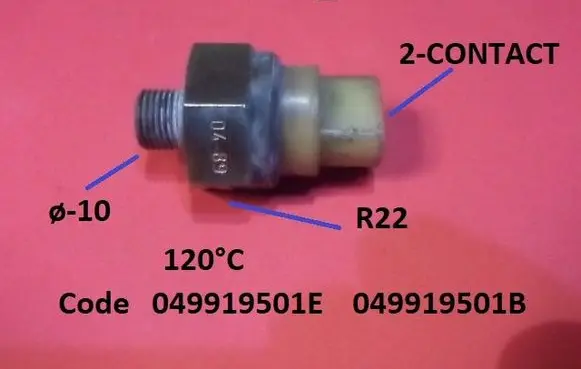 Audi 80 90 S2 B4 Coolant temperature sensor 049919501E 049919501B