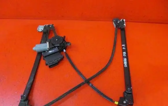Volkswagen Sharan Front door window regulator with motor YM21A23200AA 7M3837402