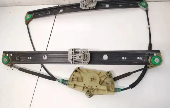 Sliding door window regulator with motor