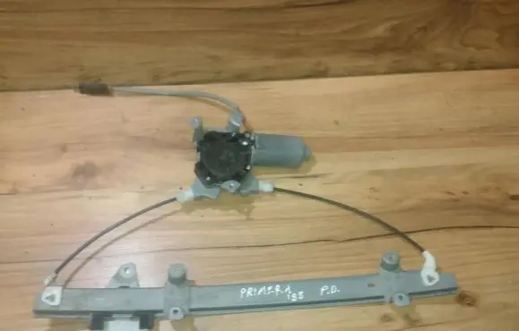 Sliding door window regulator with motor