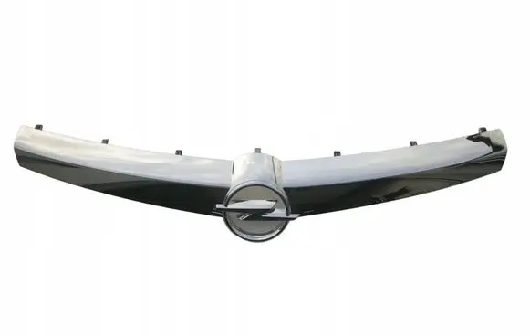 Opel Astra H Front bumper upper radiator grill 132257775
