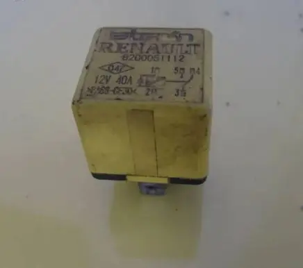 Renault Megane I Other relay 8200051112