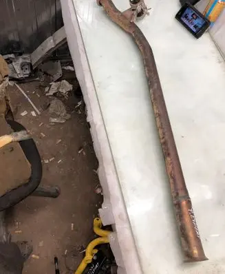 Peugeot Expert Muffler pipe connector clamp 