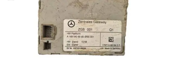 Mercedes-Benz A W169 Gateway control module A1695406945kw A1695406945