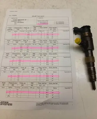 Peugeot 208 Fuel injector 0445110339