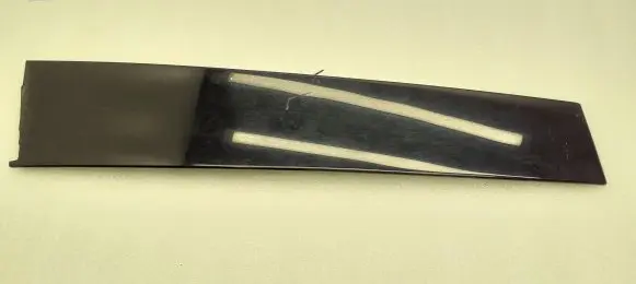 Volkswagen Sharan Front door glass trim molding 7N0837901
