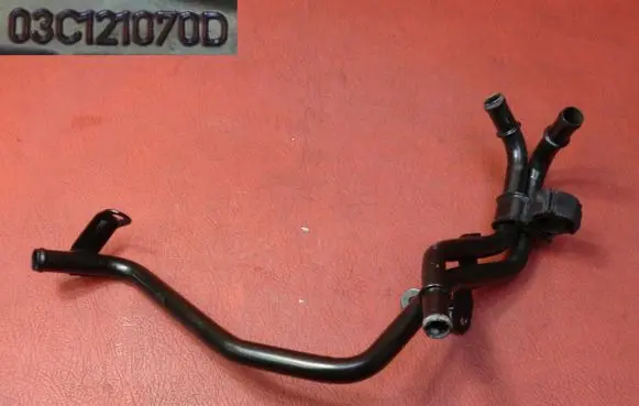 Volkswagen Golf VI Engine coolant pipe/hose 03C121070D